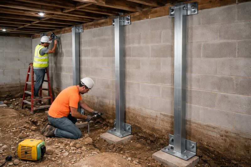Basement Stabilization in Wimberley, TX