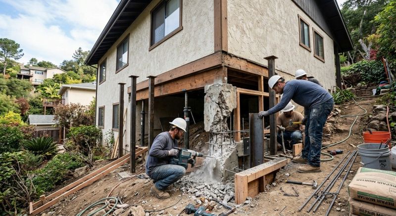 Concrete Foundation Repair in Canyon Lake, TX