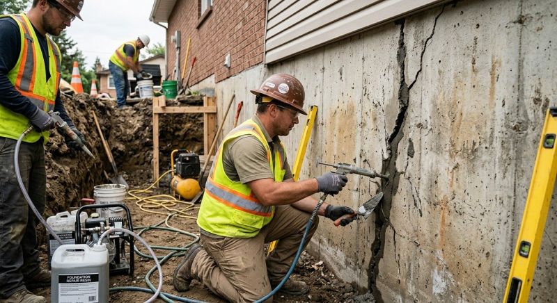 Cracked Foundation Repair in Dripping Springs, TX
