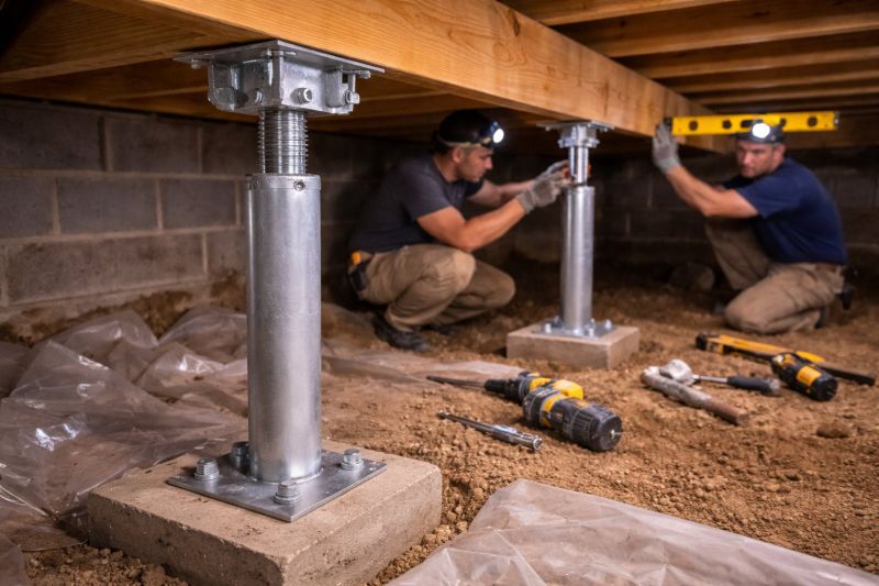 Crawlspace Structural Repair in Wimberley, TX