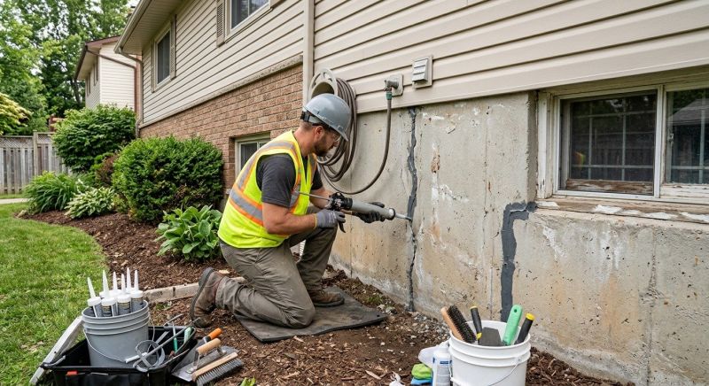Foundation Crack Sealing in Wimberley, TX