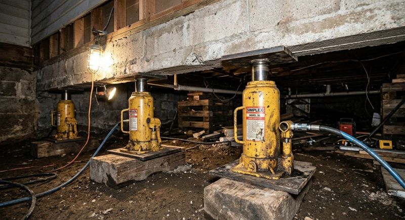 Foundation Jacking in Comal County, TX