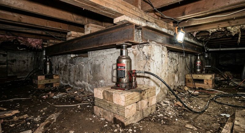 Foundation Jacking in Dripping Springs, TX