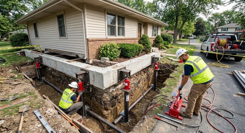 Foundation Jacking in Kyle, TX