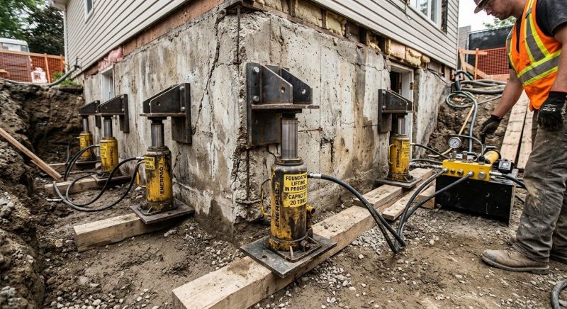 Foundation Jacking in Kyle, TX