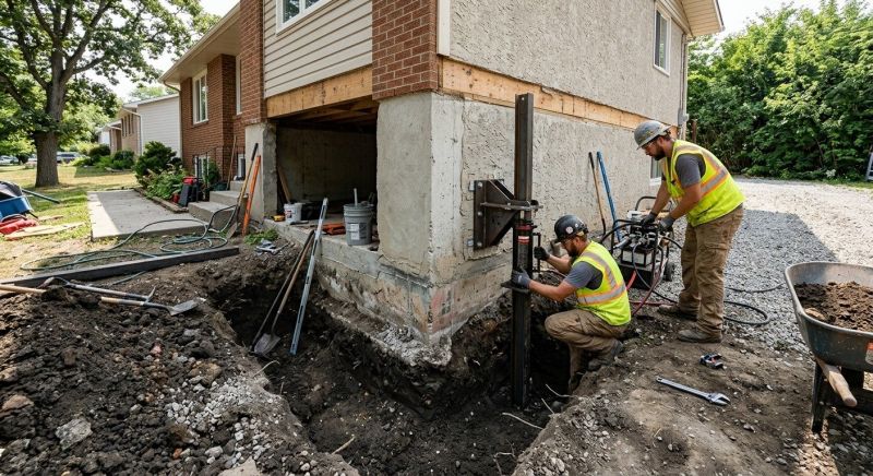 Foundation Pier Repair in Wimberley, TX