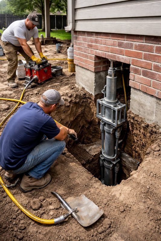 Foundation Pier Repair in Wimberley, TX