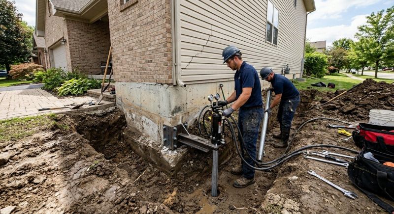 Foundation Settlement Repair in Wimberley, TX