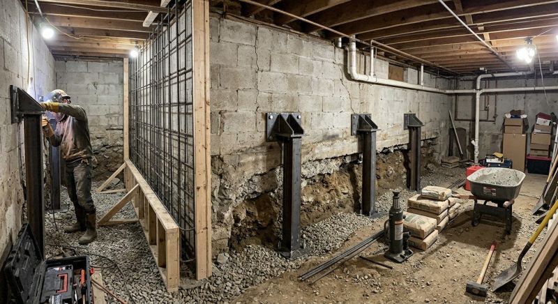 Foundation Stabilizing in Comal County, TX