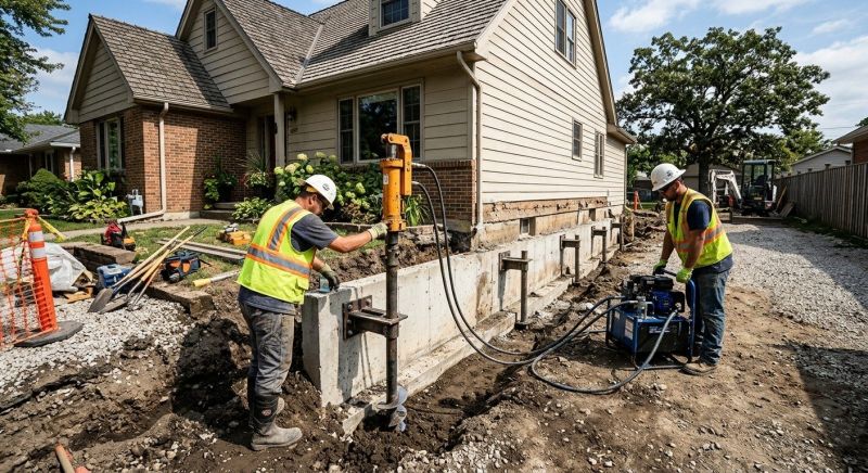 Foundation Stabilizing in Wimberley, TX