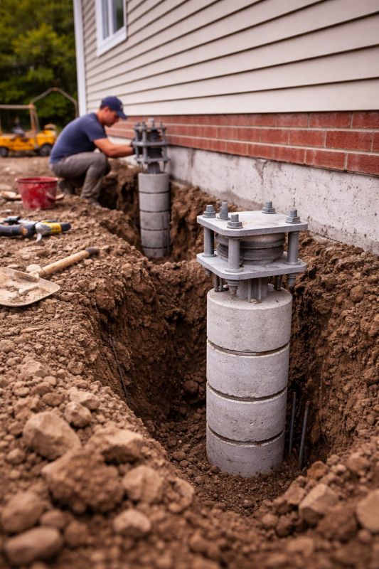 Helical Piers Installation in Wimberley, TX