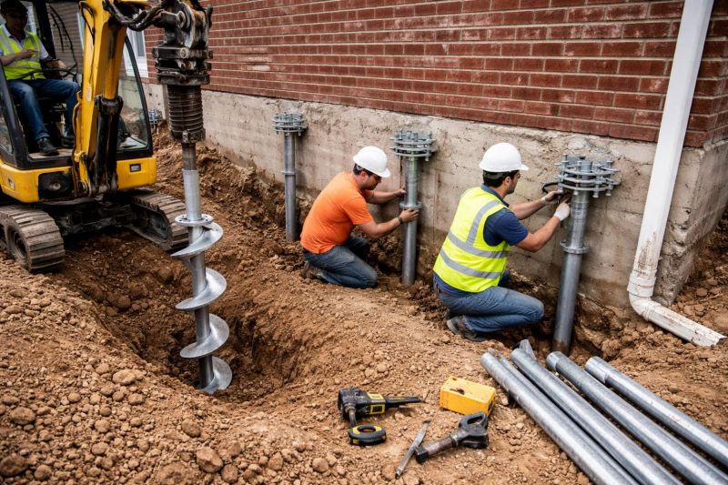 Helical Piers Installation in Wimberley, TX