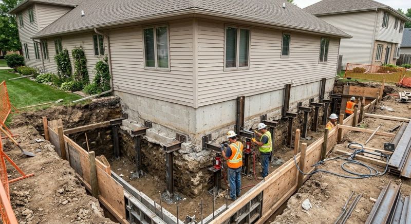 House Underpinning in Wimberley, TX