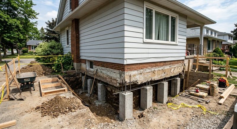 House Underpinning in Wimberley, TX