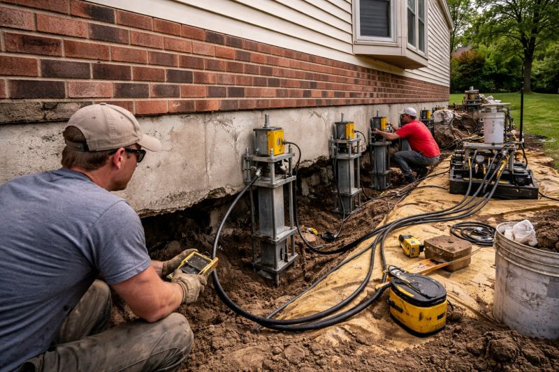 Settling Foundation Service in Buda, TX