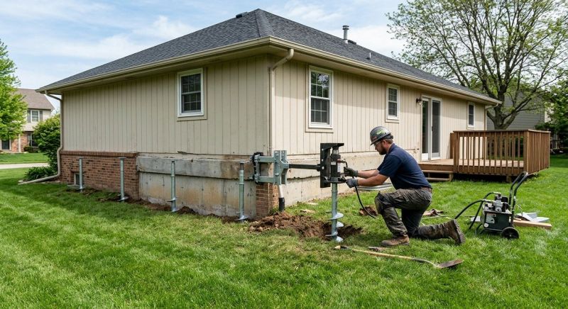 Settling Foundation Service in Canyon Lake, TX