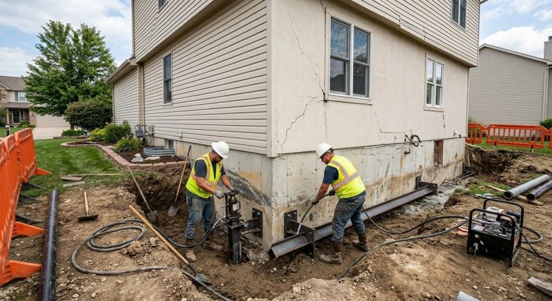 Sinking Foundation Repair in Blanco, TX