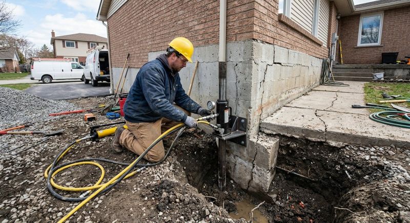 Sinking Foundation Repair in Blanco, TX