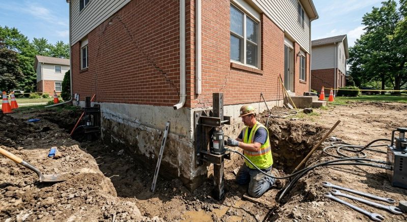 Sinking Foundation Repair in Dripping Springs, TX