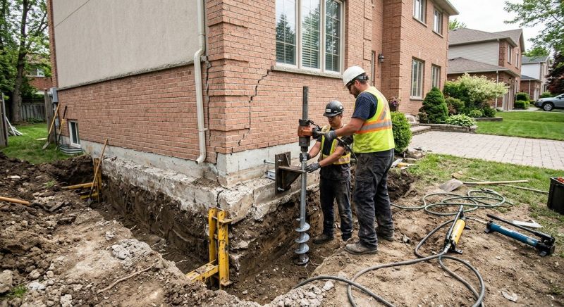 Sinking Foundation Repair in Spring Branch, TX