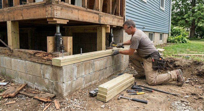 Slab Foundation Repair in Wimberley, TX